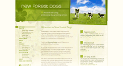 Desktop Screenshot of newforestdogs.co.uk